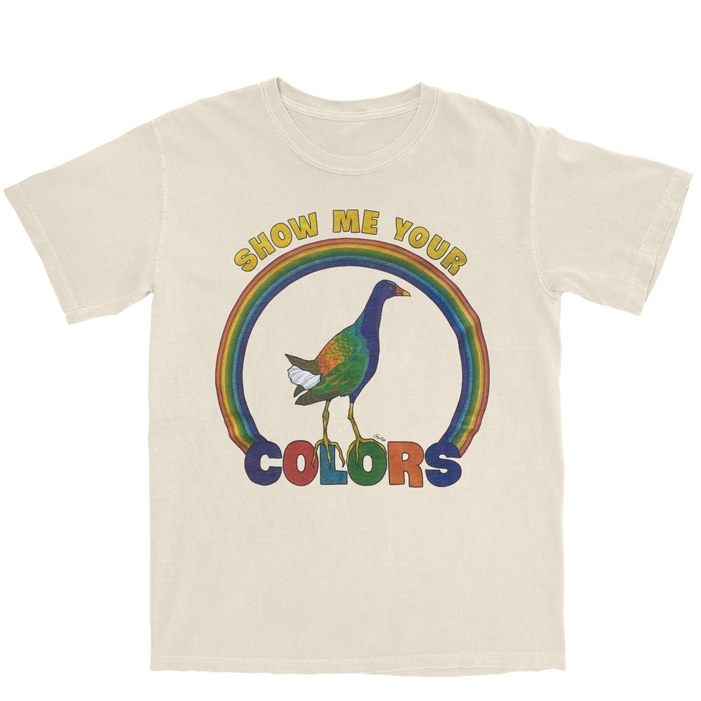 Bird Collective - Show Me Your Colors - Unisex Short Sleeve T-Shirt (2XL)